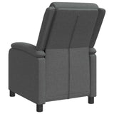 vidaXL Recliner Lichtgrijs Stof
