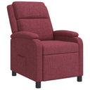 vidaXL Recliner Lichtgrijs Stof