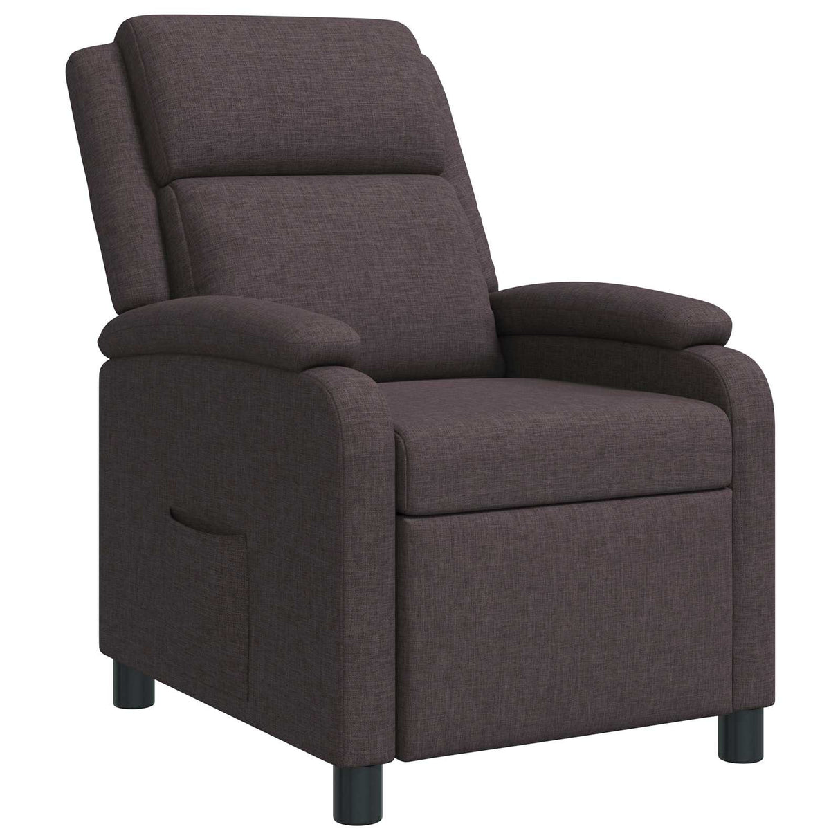 vidaXL Recliner Lichtgrijs Stof