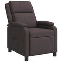 vidaXL Recliner Lichtgrijs Stof