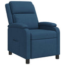 vidaXL Recliner Lichtgrijs Stof