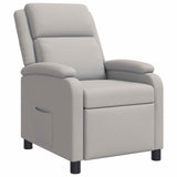 vidaXL Recliner Lichtgrijs Stof