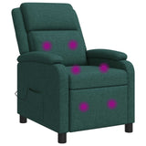 vidaXL Recliner Lichtgrijs Stof