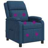 vidaXL Recliner Lichtgrijs Stof