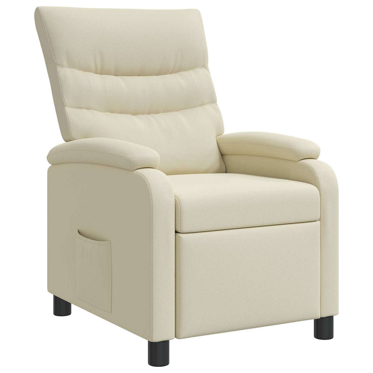 vidaXL Recliner Zwart Kunstleer