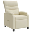 vidaXL Recliner Zwart Kunstleer