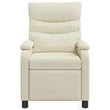 vidaXL Recliner Zwart Kunstleer
