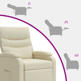 vidaXL Recliner Zwart Kunstleer
