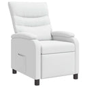 vidaXL Recliner Zwart Kunstleer