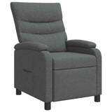 vidaXL Recliner Lichtgrijs Stof