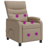 vidaXL Recliner Zwart Kunstleer
