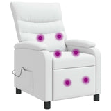 vidaXL Recliner Zwart Kunstleer