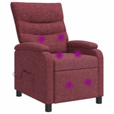 vidaXL Recliner Lichtgrijs Stof