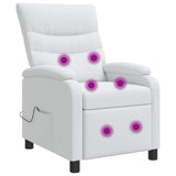 vidaXL Recliner Lichtgrijs Stof