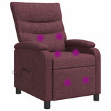 vidaXL Recliner Lichtgrijs Stof