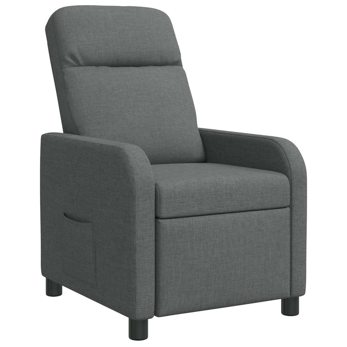 vidaXL Recliner Light Grey Fabric