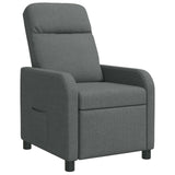 vidaXL Recliner Light Grey Fabric