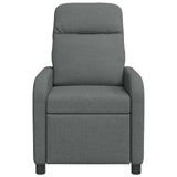vidaXL Recliner Light Grey Fabric
