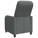 vidaXL Recliner Light Grey Fabric
