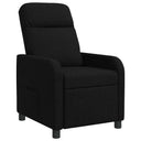 vidaXL Recliner Light Grey Fabric