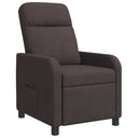 vidaXL Recliner Light Grey Fabric