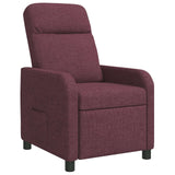 vidaXL Recliner Light Grey Fabric
