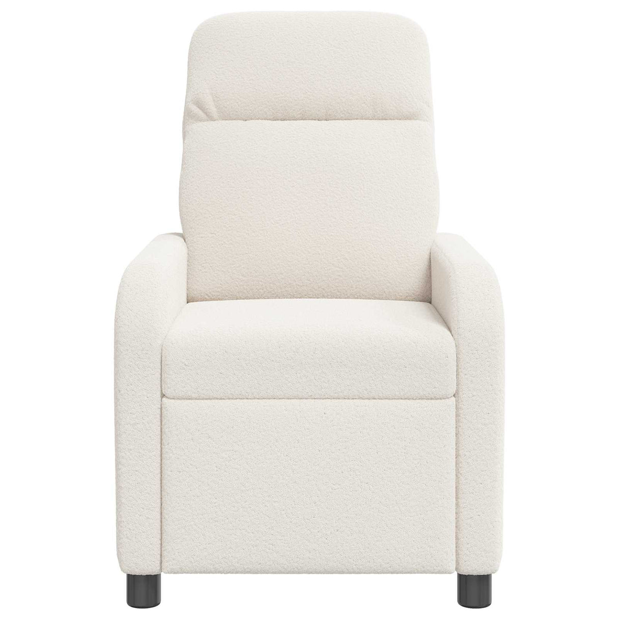 vidaXL Recliner Lichtgrijs Bouclé