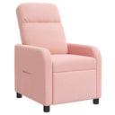 vidaXL Recliner Lichtgrijs Bouclé