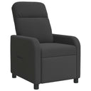 vidaXL Recliner Lichtgrijs Bouclé