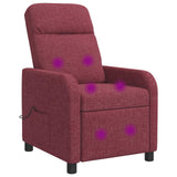vidaXL Recliner Light Grey Fabric