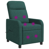 vidaXL Recliner Light Grey Fabric