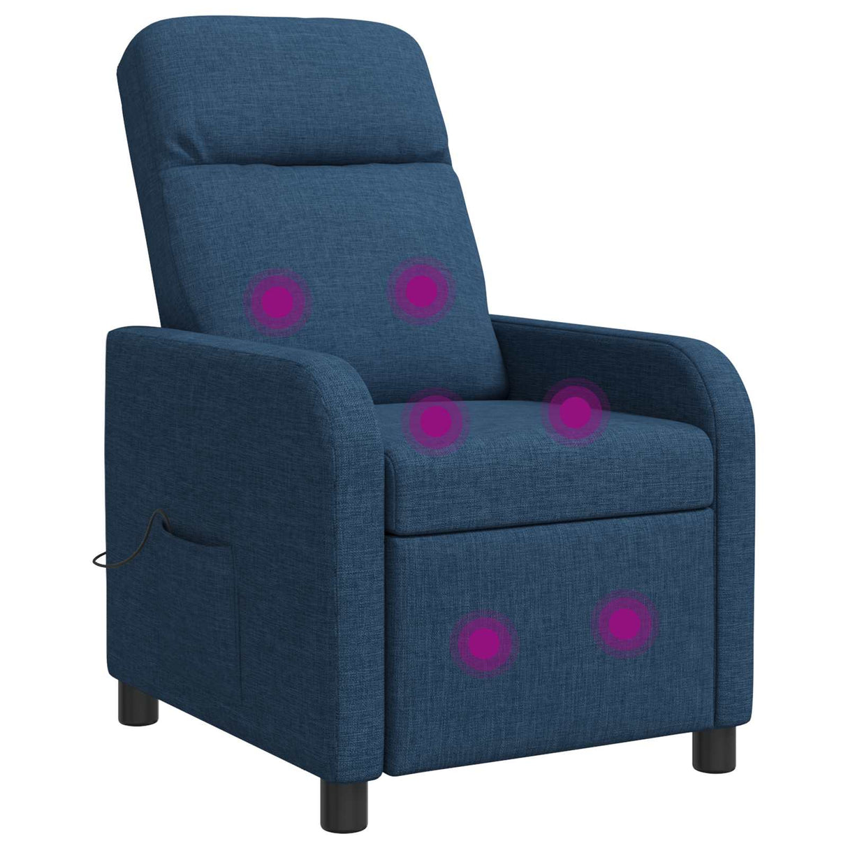 vidaXL Recliner Light Grey Fabric