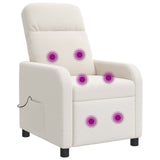 vidaXL Recliner Lichtgrijs Bouclé
