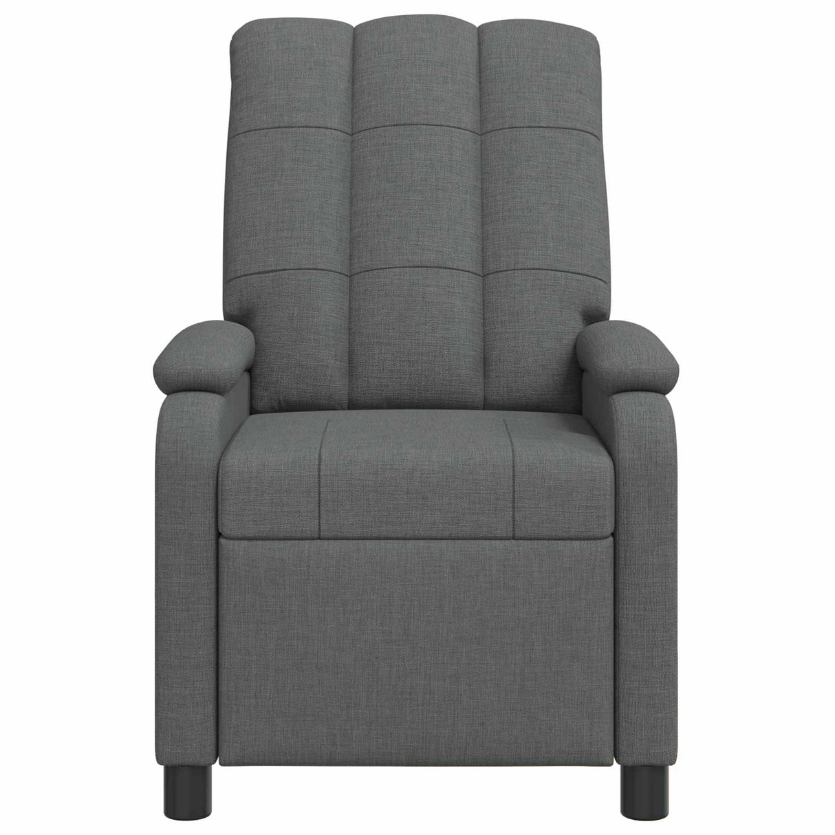 vidaXL Recliner Light Grey Fabric
