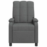 vidaXL Recliner Light Grey Fabric