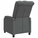 vidaXL Recliner Light Grey Fabric
