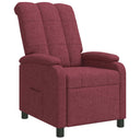vidaXL Recliner Light Grey Fabric