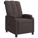 vidaXL Recliner Light Grey Fabric