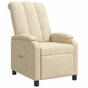 vidaXL Recliner Light Grey Fabric