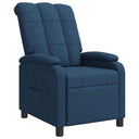 vidaXL Recliner Light Grey Fabric