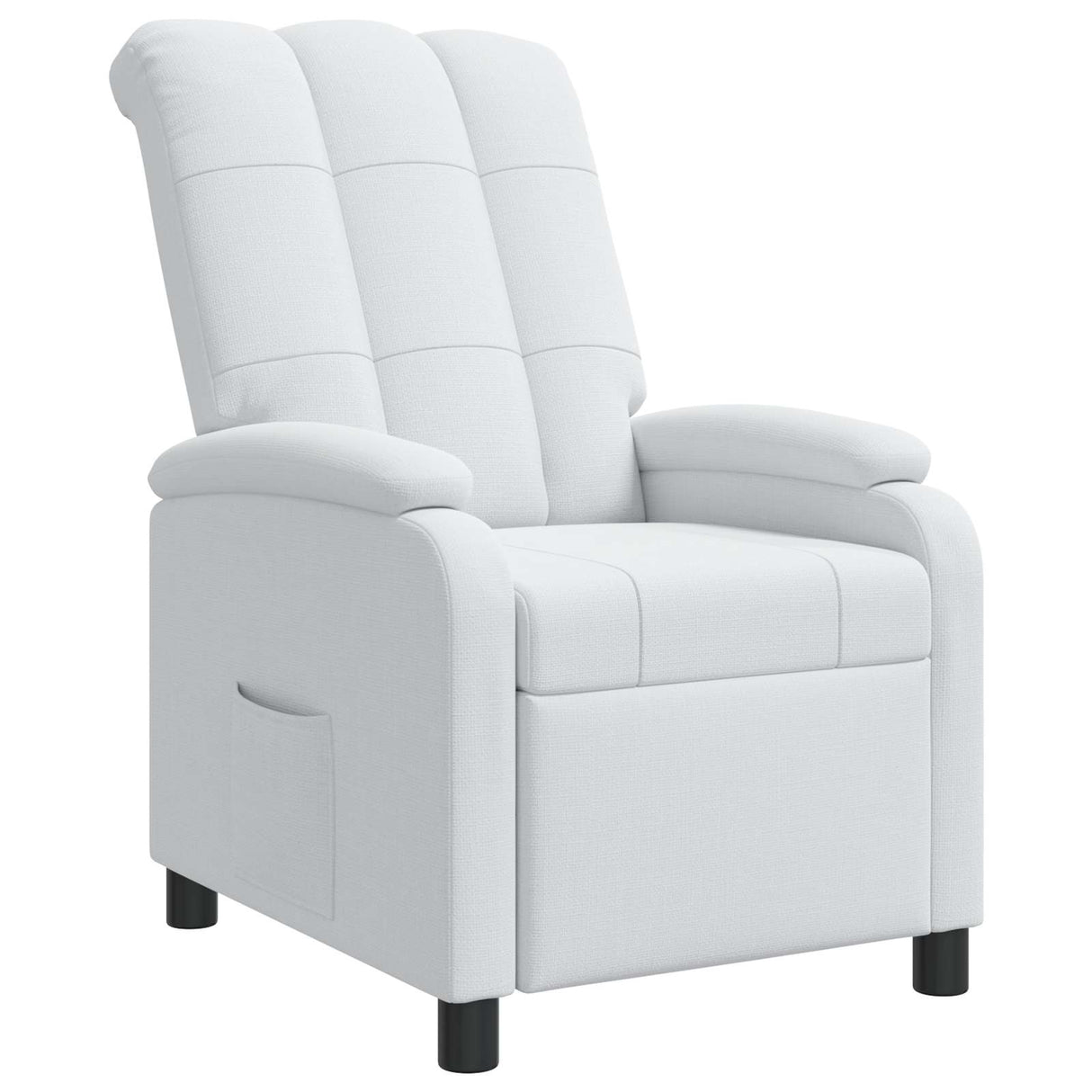 vidaXL Recliner Light Grey Fabric