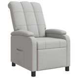 vidaXL Recliner Light Grey Fabric