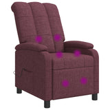 vidaXL Recliner Light Grey Fabric
