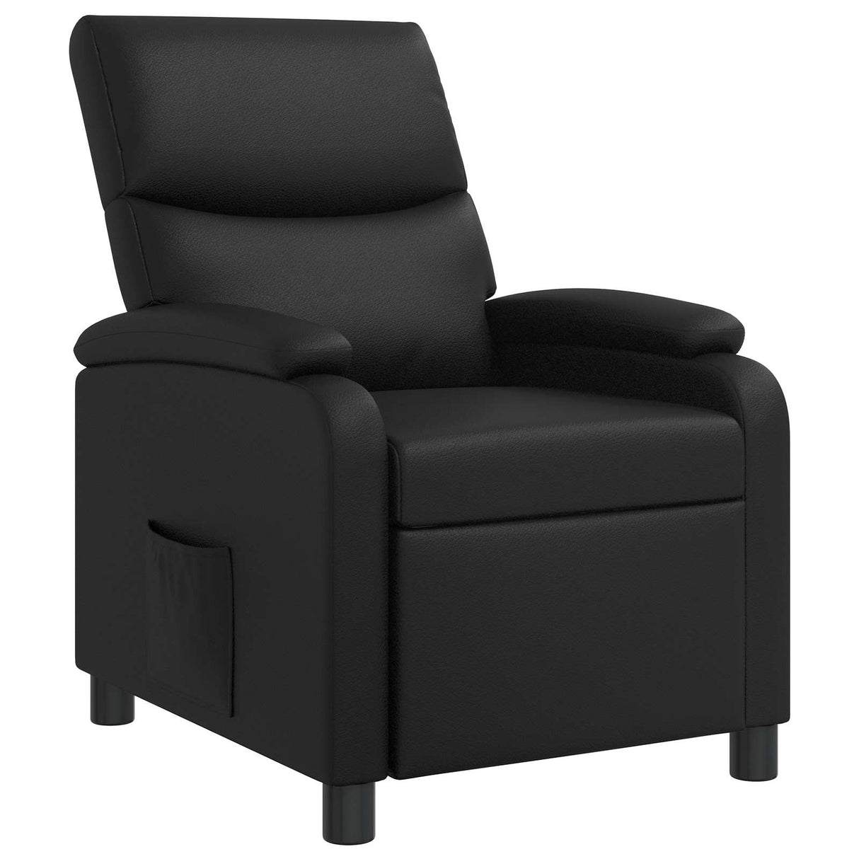vidaXL Recliner Zwart Kunstleer