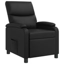 vidaXL Recliner Zwart Kunstleer