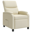 vidaXL Recliner Zwart Kunstleer
