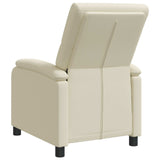 vidaXL Recliner Zwart Kunstleer