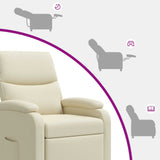 vidaXL Recliner Zwart Kunstleer