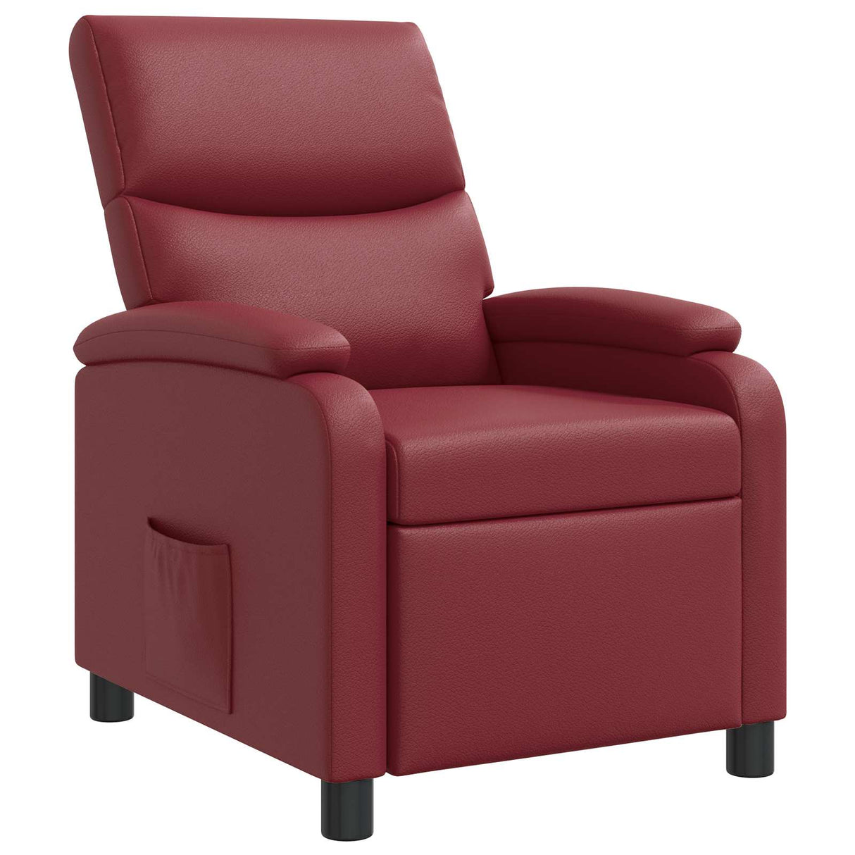 vidaXL Recliner Zwart Kunstleer