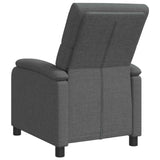 vidaXL Recliner Light Grey Fabric